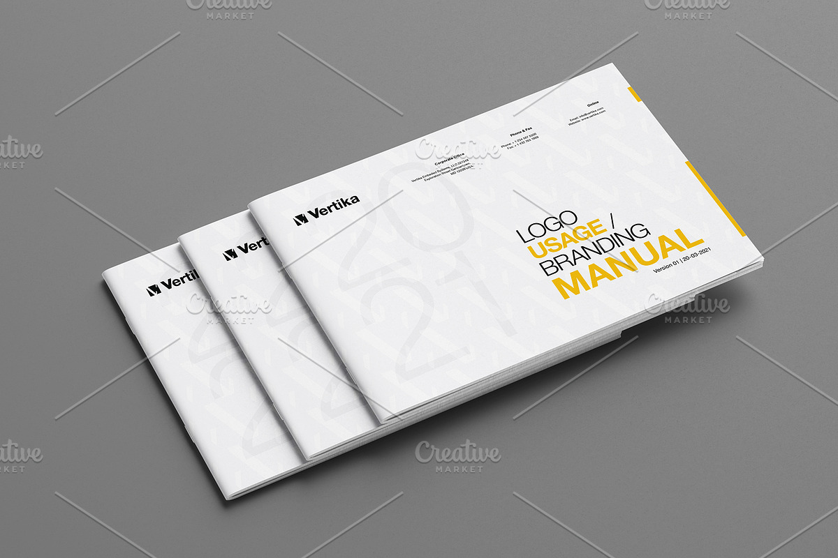 Brand Manual - REAL TEXT, a Brochure Template by Mastergfx (Photo 2 of 16)