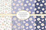 White Peonies-Watercolor Set, a Decorative Illustration by Irina Diasli (Thumbnail 7 of 10)