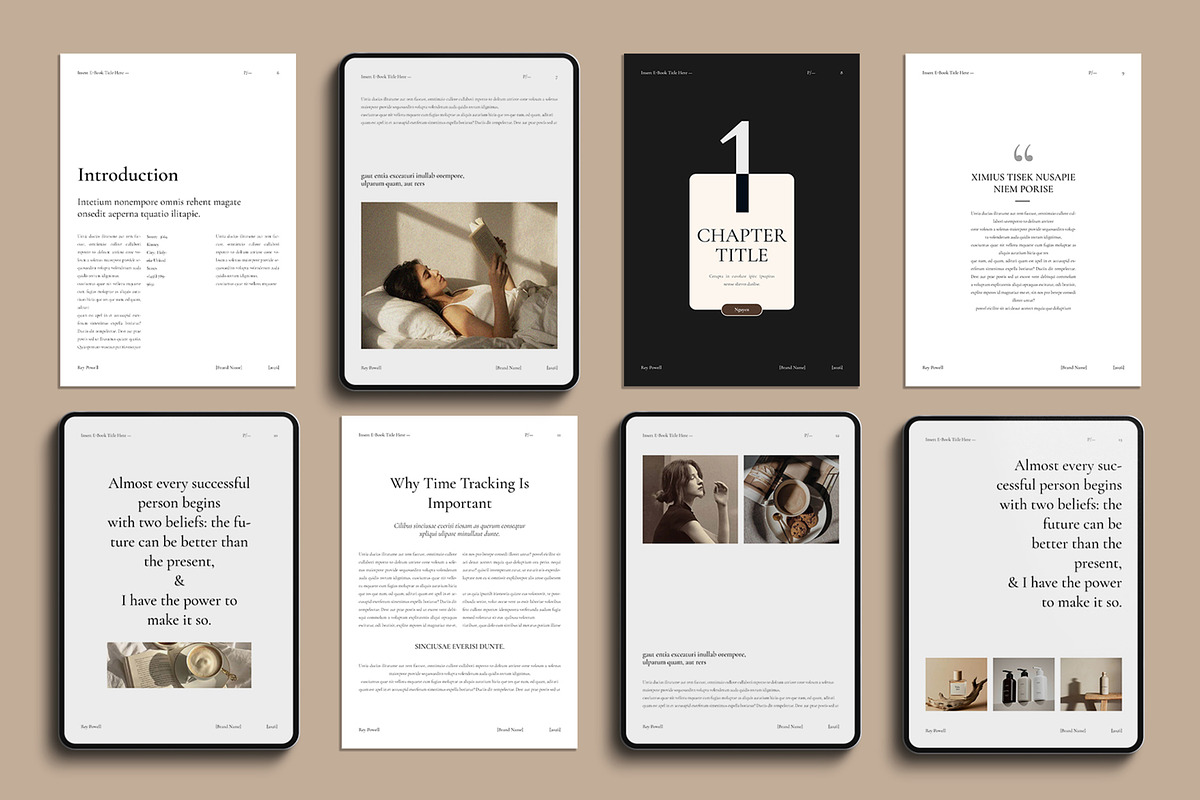 Digital E-Book Design Template, a Magazine Template by Olion Lora (Photo 5 of 16)