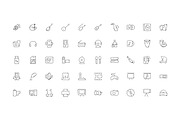 100 Music Hand Drawn Doodle Icons, an Outline Icon by Creative Stall (Thumbnail 3 of 3)