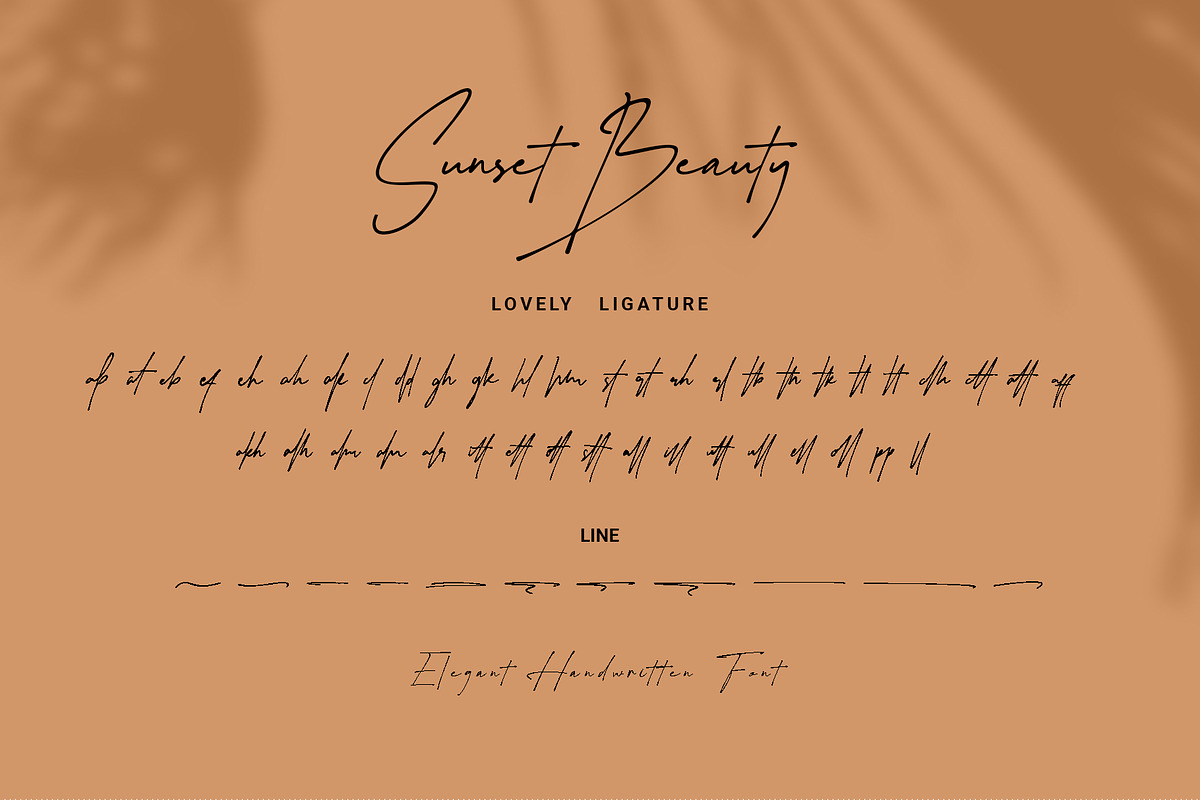 Sunset Beauty - Stylish Script Font, a Script Font by RHD Creative Studio (Photo 12 of 12)