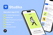 Studika - Education App UI KIT, an UI Kit Template by restiyathena (Thumbnail 1 of 6)