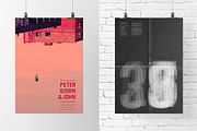 6 PSD Poster Mockups, a Print Template by Egor Shkolnikov (Thumbnail 5 of 6)