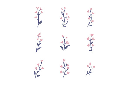 Isolated plants set