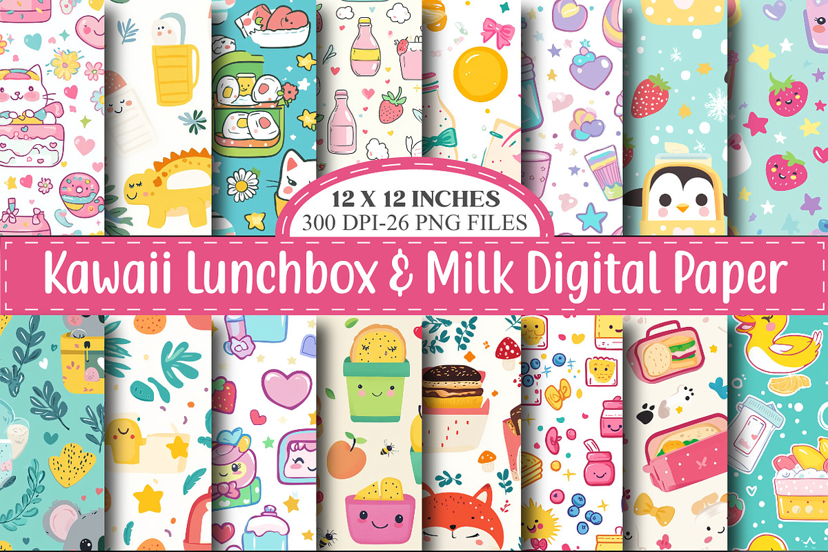 Kawaii Back to School Seamless, a Pattern Graphic by designcity5 (Photo 1 of 5)