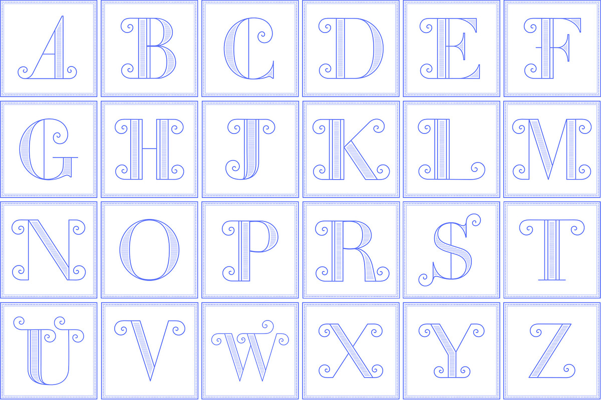 Flourished Alphabet, an Illustration by Letterlust Studio (Photo 7 of 7)