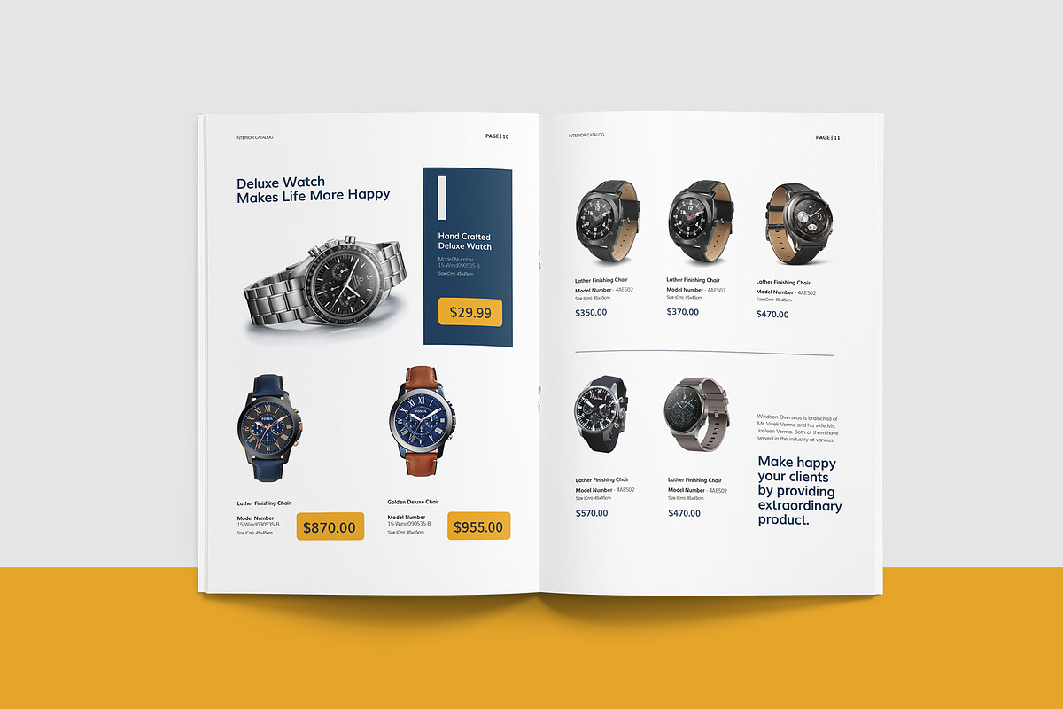Minimal Product Catalog Template, a Brochure Template by astutedesign11 (Photo 6 of 9)