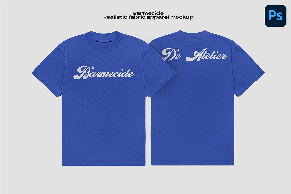 T-shirt mockup, a Shirt Mockup by Barmecide Mockup Studio (Photo 1 of 3)