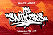 Snikers Bold Urban Graffiti Font, a Blackletter Font by Ronny Studio (Thumbnail 1 of 8)