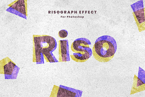 Risograph - Photoshop Effect