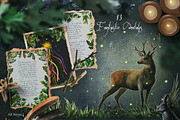 Beltane Fires Watercolor Collection, an Illustration by Fluffy Unicorn (Thumbnail 8 of 13)