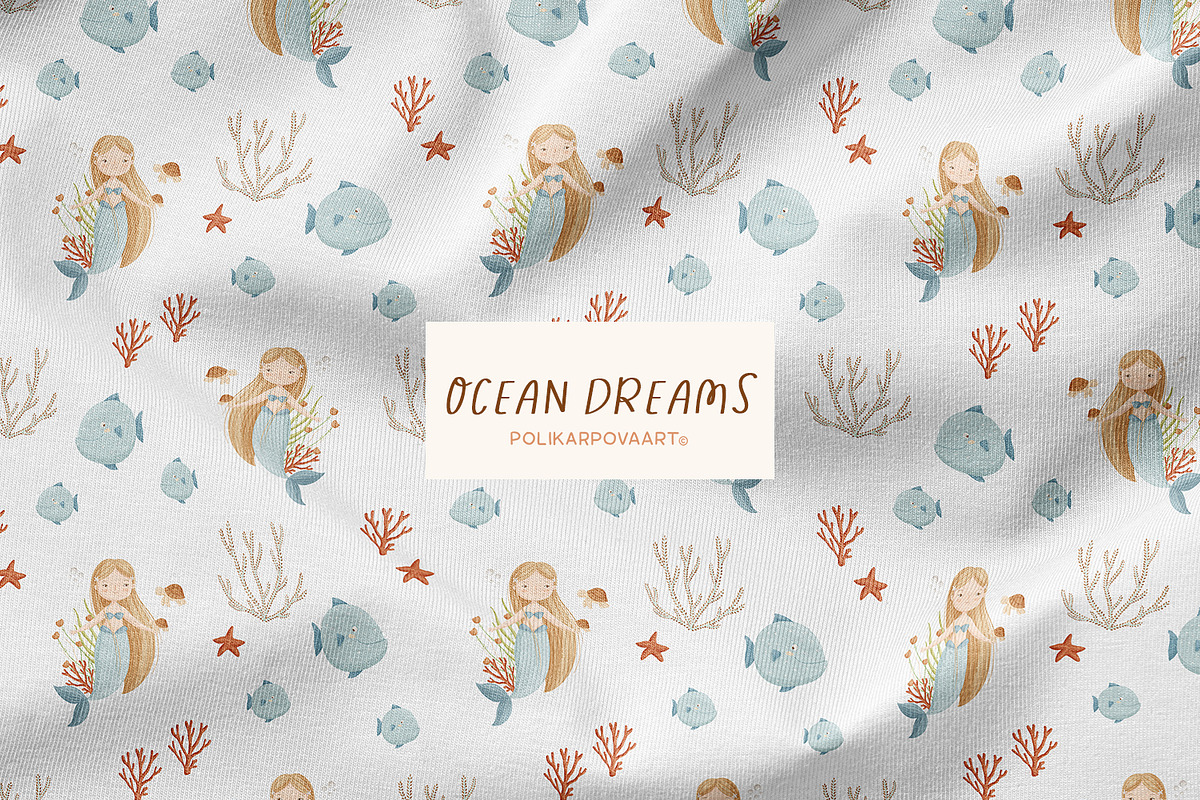 Ocean dreams - baby collection, a Decorative Illustration by polikarpovaart (Photo 14 of 17)