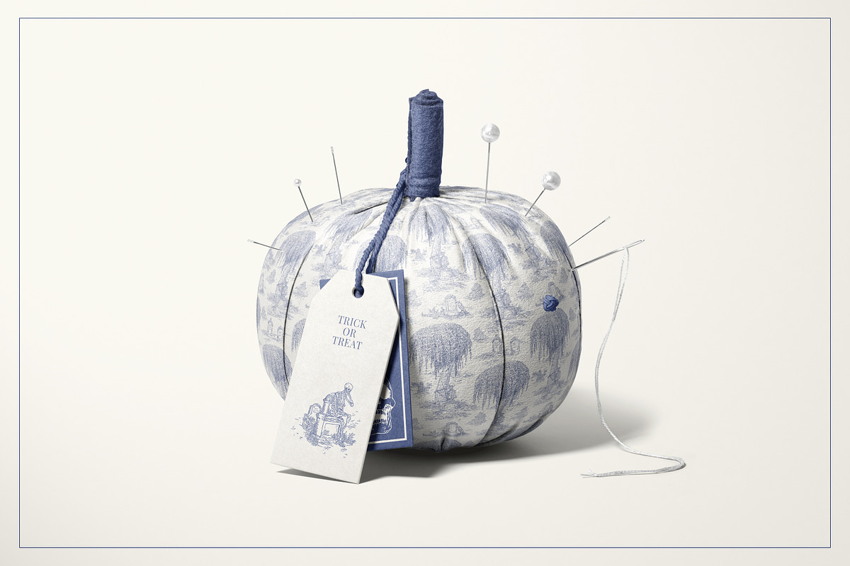 Spooky Toile Halloween Patterns PNG, a Pattern Graphic by Ette Design (Photo 4 of 8)