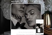 Gianna Moreau - WIX Website Template, a Templates & Theme by Palms&Muses (Thumbnail 1 of 10)