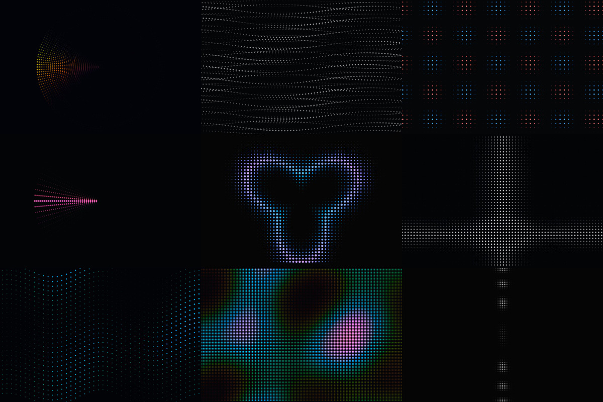 Retro-Tech 4K Grid Dots Motion Pack, a Background Graphic by cheapmotiongraphics (Photo 4 of 7)