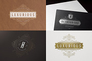 50 ornaments logos & monograms, a Branding & Logo Template by Vasya Kobelev (Thumbnail 5 of 12)