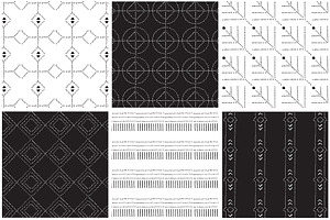 Dotted Vector Patterns & Tiles