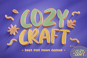 Soft Felt Foam Text Effects, a Layer Style Add-On by Andrew Skoch Design (Thumbnail 5 of 8)