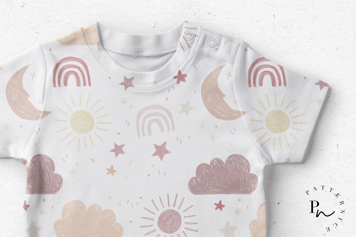 p a t t e r n / kids drawing, a Pattern Graphic by KruthDesign