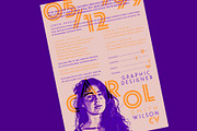 Colorful Resume Template Photo, a Resume Template by McLittle Stock (Thumbnail 3 of 3)