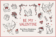 BE MY VALENTINE romantic line art, a Decorative Illustration by long summer (Thumbnail 1 of 14)