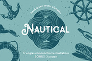 Nautical hand drawn sketches, an Illustration by Akimo Mia (Thumbnail 1 of 6)