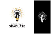 Graduate University Logo, a Branding & Logo Template by Atlantis X Nurman Arbai (Thumbnail 1 of 2)