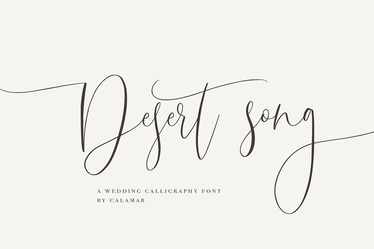 Desert Song | Calligraphy Script