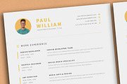Resume/CV Template, a Resume Template by UX-group (Thumbnail 4 of 8)