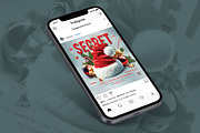 Secret Santa Christmas, a Flyer Template by Artolus (Thumbnail 2 of 2)
