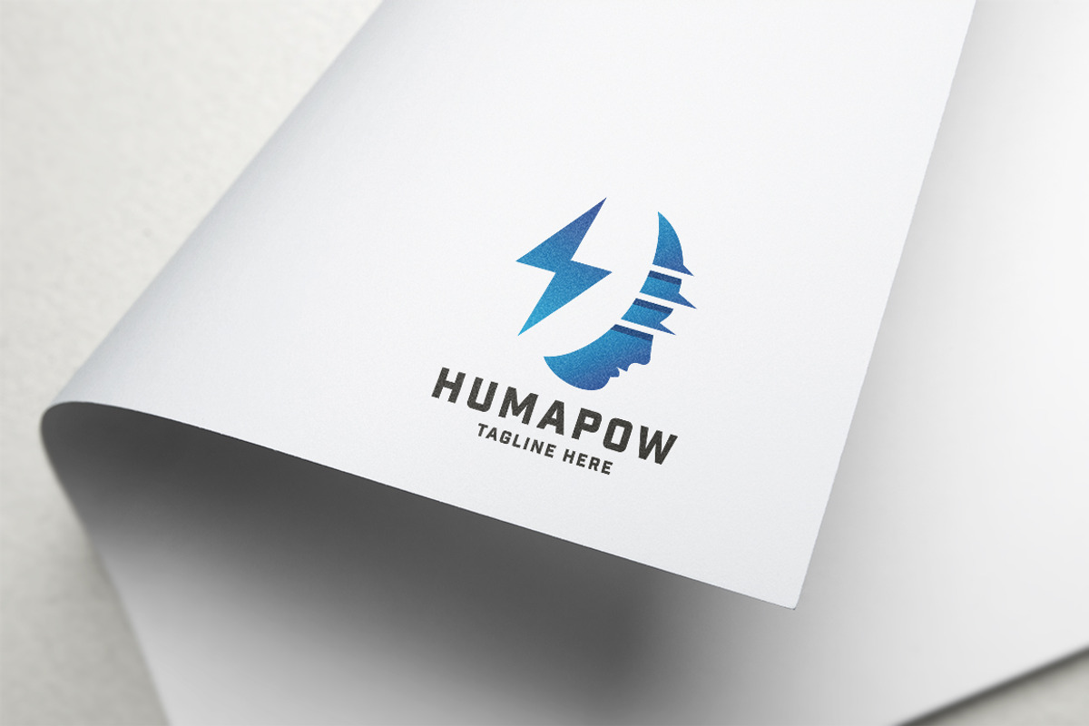 Human Power Mind Logo, a Branding & Logo Template by Design_Planet