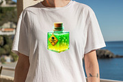 Halloween Potion Bottles Sublimation, an Illustration by SVGArt (Thumbnail 3 of 8)