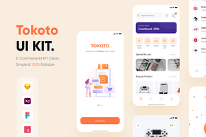 Tokoto - E-Commerce UI KIT