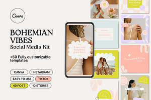 Bohemian Vibes Social Media Kit