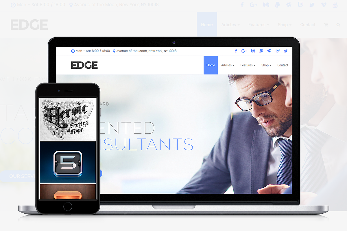 36 WordPress Themes - Mega Bundle, a WordPress Template by Visualmodo (Photo 31 of 48)