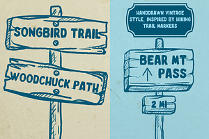 Happy Trails Hand Drawn Typeface