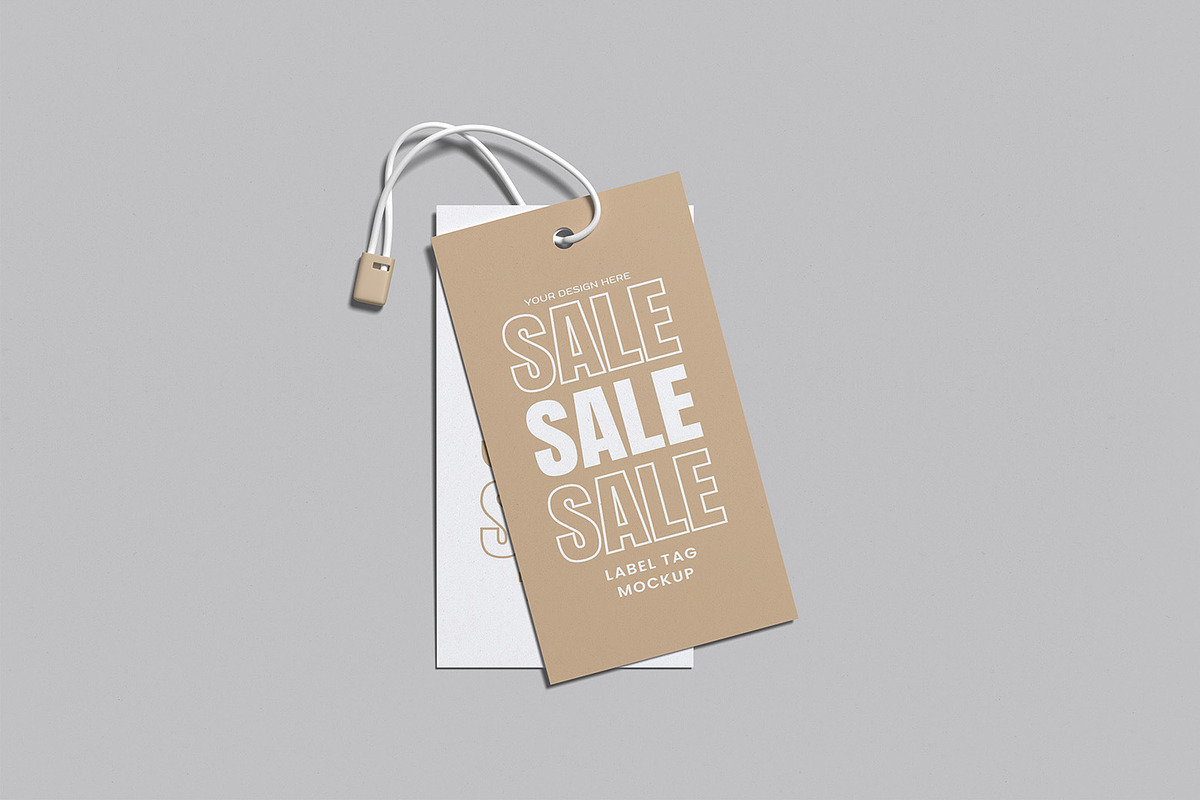 Label Tag Mockup, a Product Mockup by mahremdesign (Photo 4 of 9)