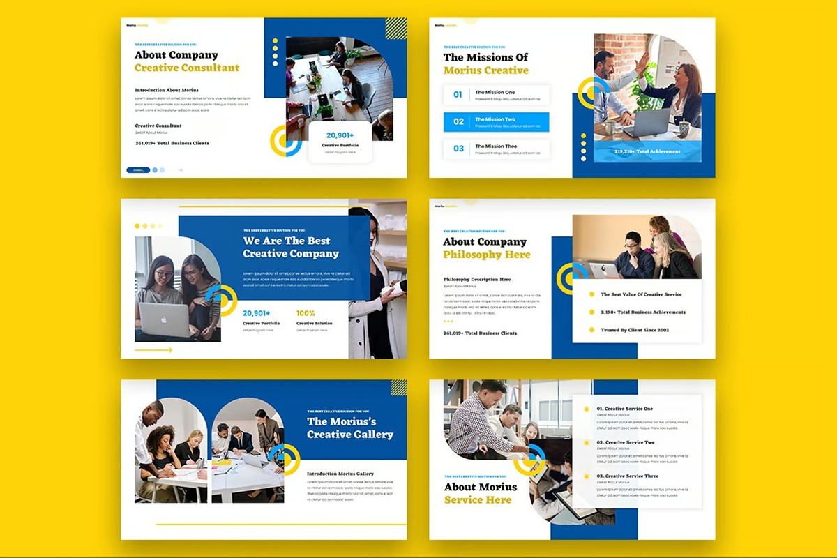 Morius - Creative Company Keynote, a Presentation Template by Fit-tee (Photo 3 of 6)