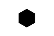 Minimal Hexagon Geometric Logo, an Icon by hafijul (Thumbnail 8 of 10)