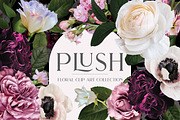 Plush Floral Clip Art, an Object Graphic by Eclectic Anthology (Thumbnail 1 of 19)