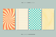 4 Groovy Hippie 70s Posters, a Background Graphic by katyaskrn (Thumbnail 1 of 6)