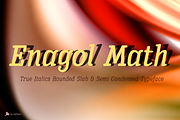 Enagol Math Rounded -4 fonts-, a Slab Serif Font by deFharo (Thumbnail 5 of 6)