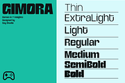 Gimora - Display Family Typeface, a Sans Serif Font by Say Studio (Thumbnail 4 of 16)