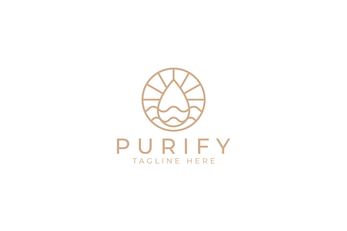 Water Purification Logo, a Branding & Logo Template by Signatoro (Photo 2 of 3)