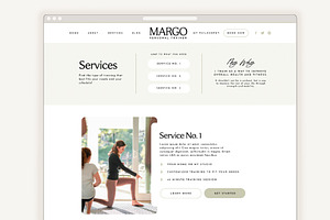 Margo Showit Website Template