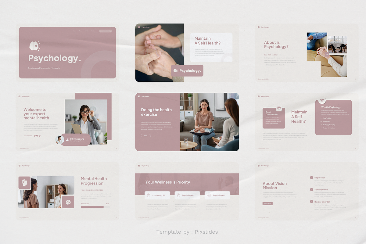 Psychology Keynote Presentation, a Presentation Template by Pixslides (Photo 2 of 5)