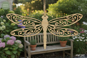 Spring Dragonfly Ornaments Bundle, a Decorative Illustration by svgocean (Thumbnail 4 of 8)
