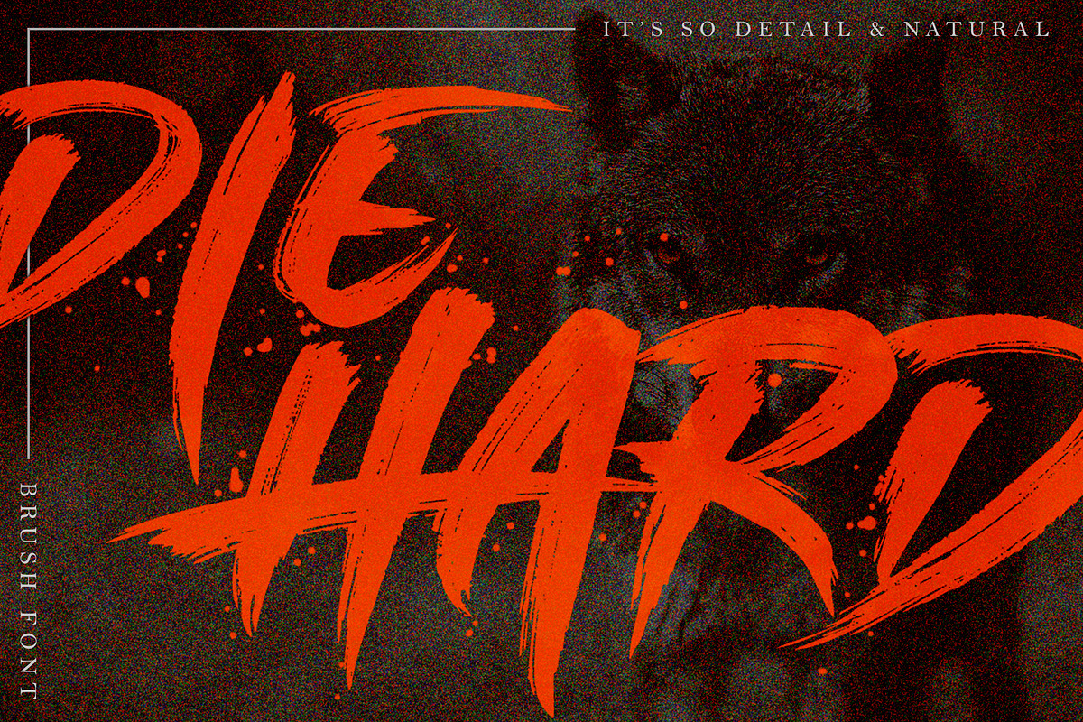SALE! SINGLE FIGHTER / Brush Font preview 5