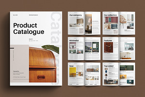 Product Catalog Template, a Brochure Template by E-Type