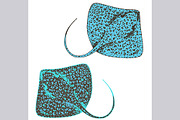 Stingray fish illustrations, pattern, an Animal Illustration by OKart.studio (Thumbnail 5 of 8)